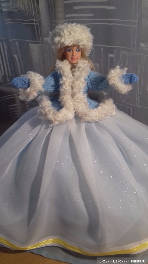 Подарок кукла Снегурочка барби в подарок на новий год