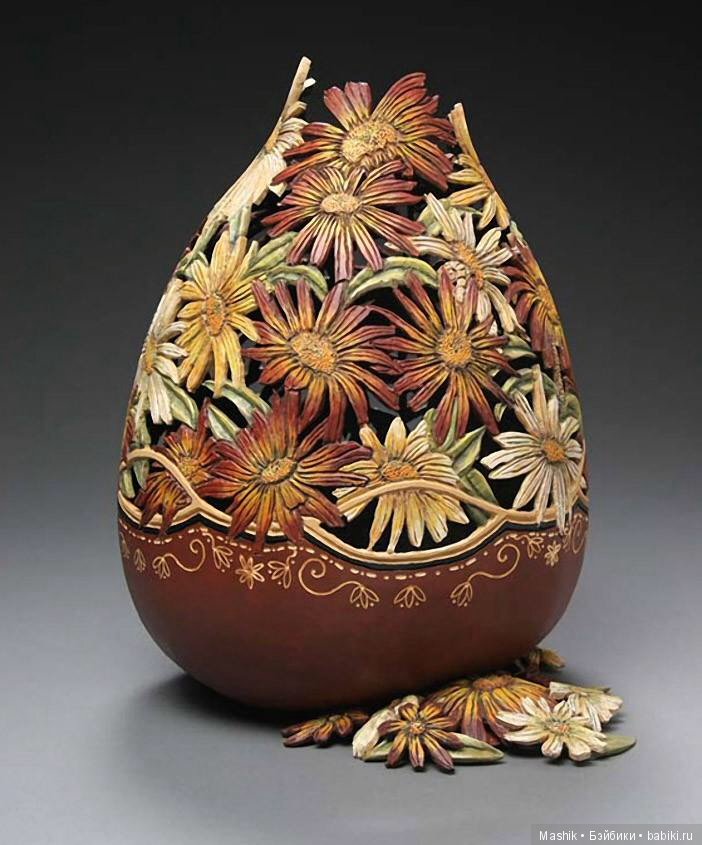 Шедевры из тыквы от Мэрилин Сандерлэнд (фото 10)