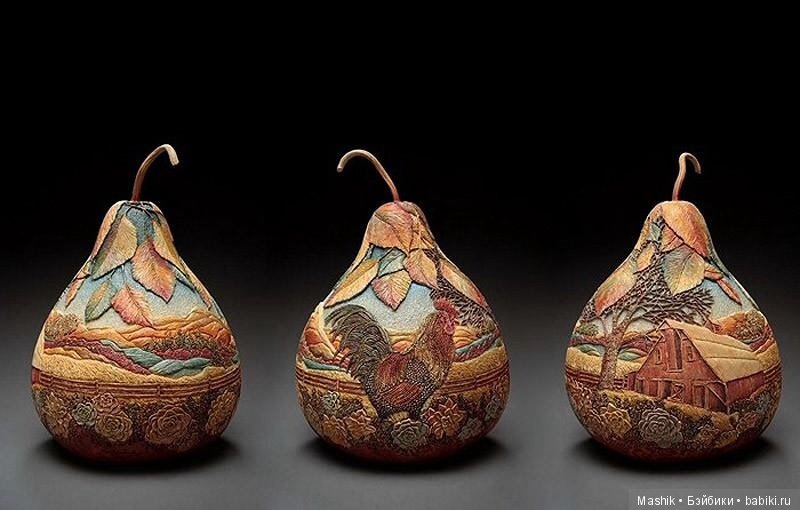 Шедевры из тыквы от Мэрилин Сандерлэнд