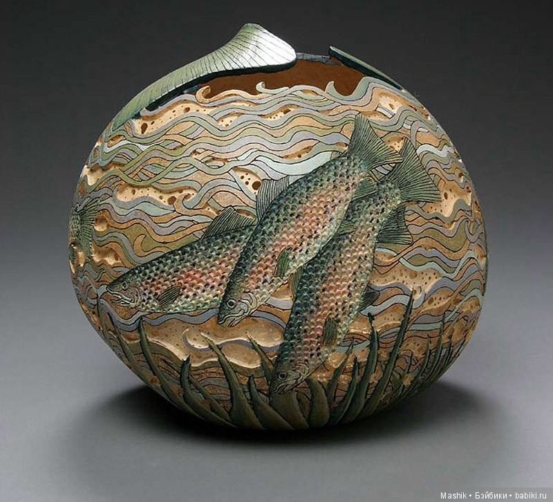 Шедевры из тыквы от Мэрилин Сандерлэнд