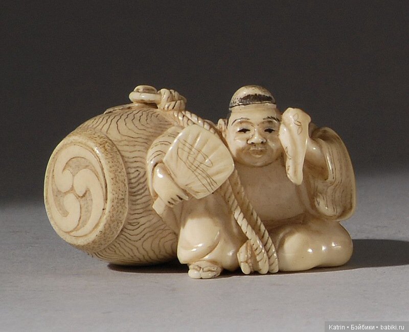 Японские нэцкэ - антиквариат (фото 4)