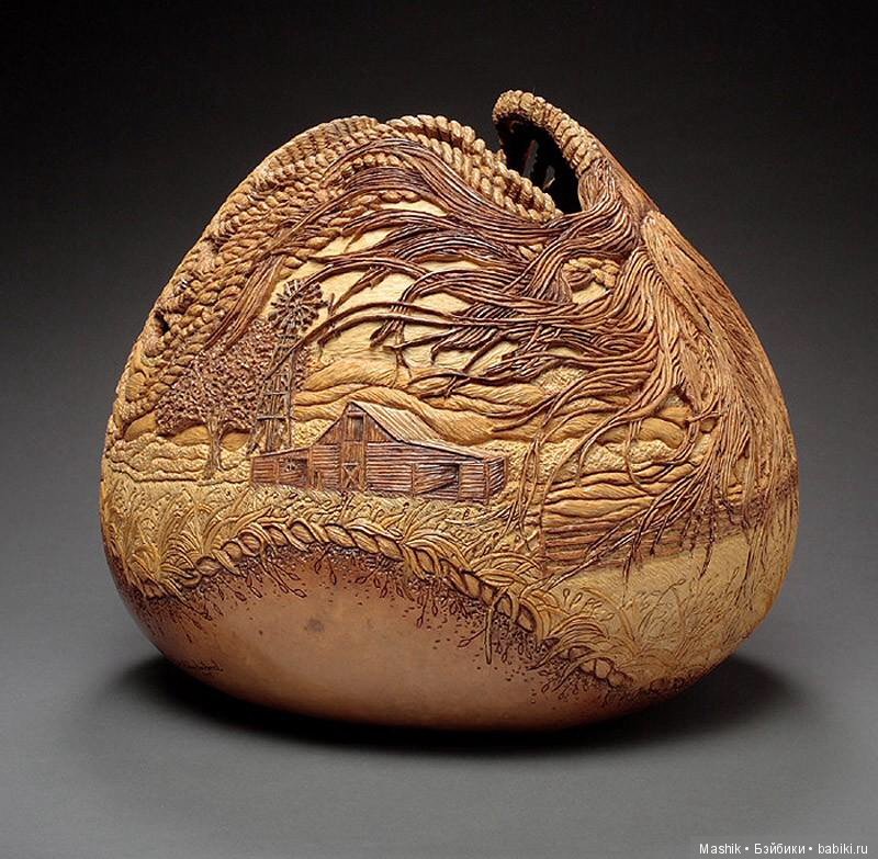 Шедевры из тыквы от Мэрилин Сандерлэнд