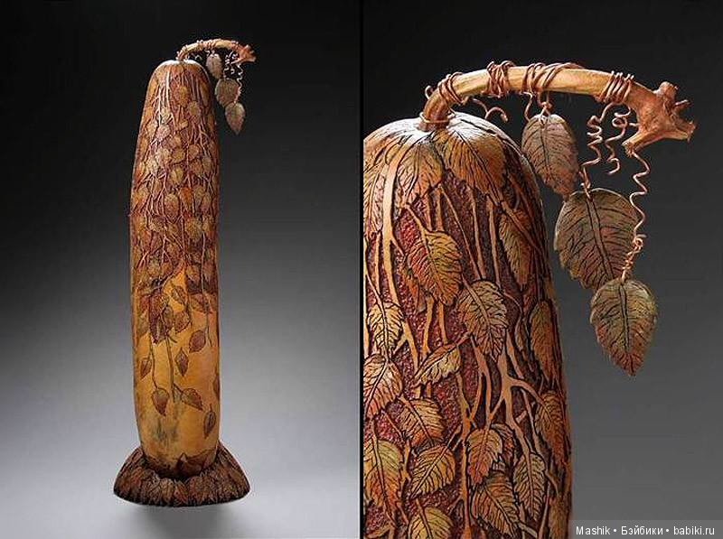 Шедевры из тыквы от Мэрилин Сандерлэнд