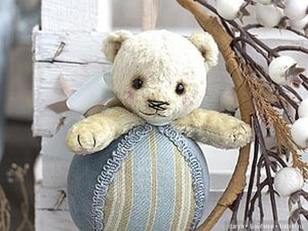 Выкройка мишки-погремушки, автор Елена Кармацкая