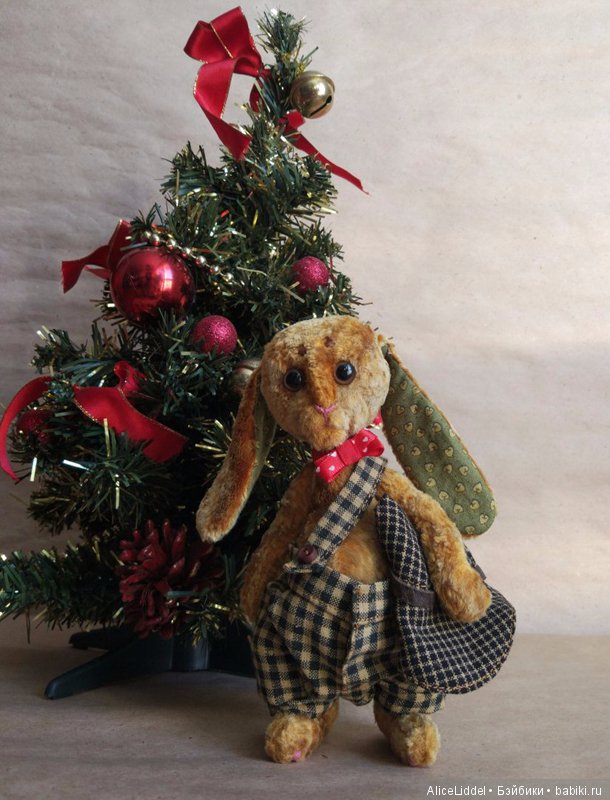 Очень серьёзный Кролик — Авторские мишки Тедди и друзья: фото