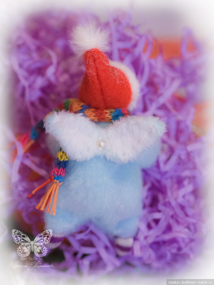 Снежный ангел - Авторская куколка (фото 9)