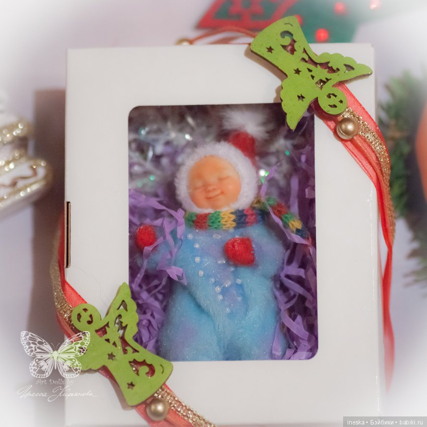 Снежный ангел - Авторская куколка