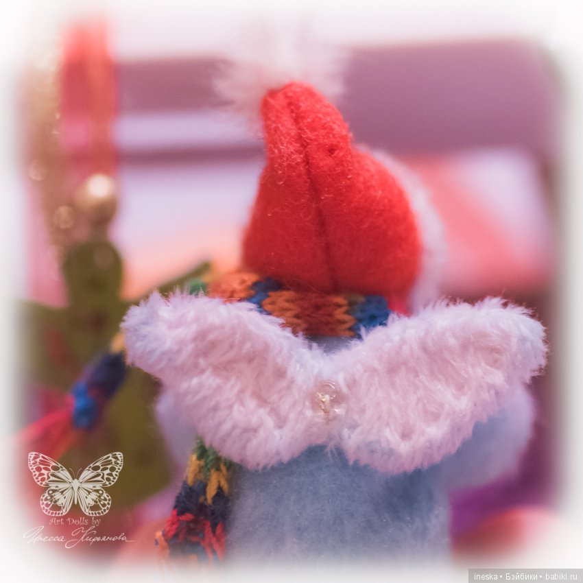 Снежный ангел - Авторская куколка (фото 3)