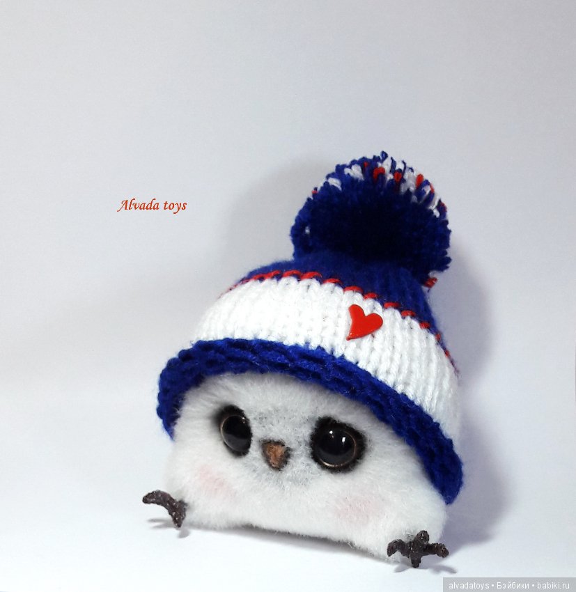 Совенок — Валяные игрушки из шерсти: сухое валяние (фото 3)