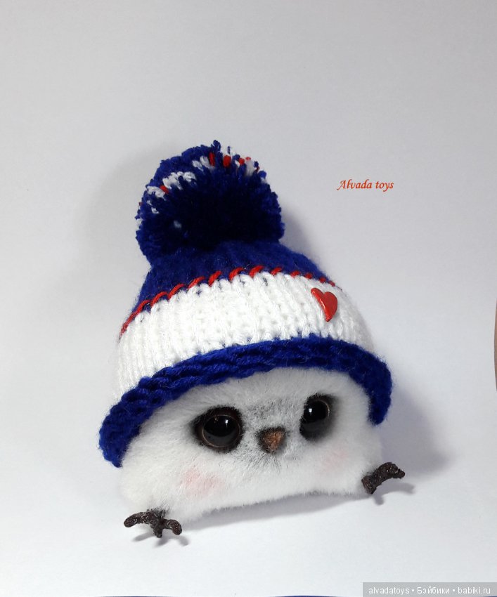 Совенок — Валяные игрушки из шерсти: сухое валяние (фото 2)