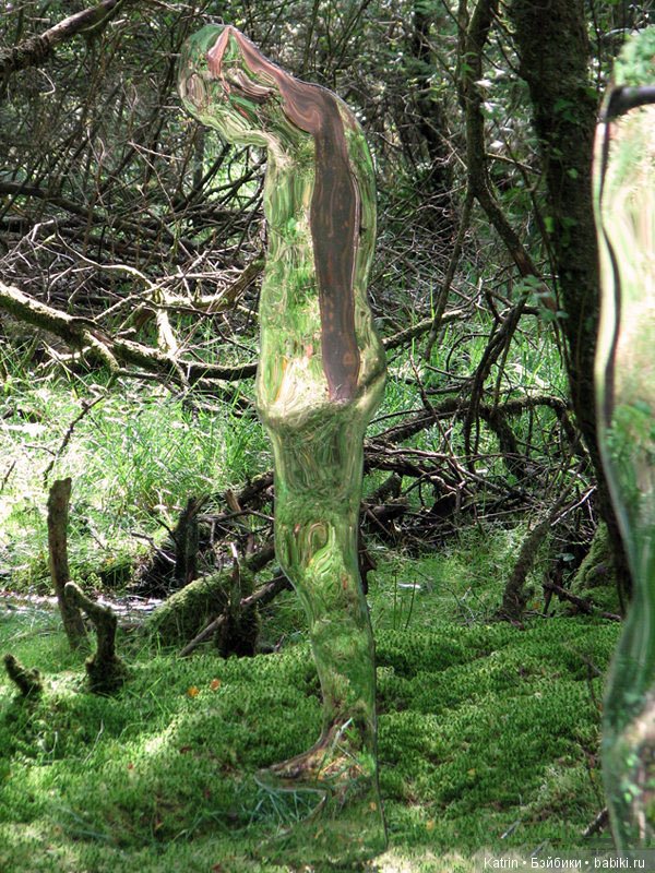 Скульптуры-призраки в шотландском лесу (фото 2)