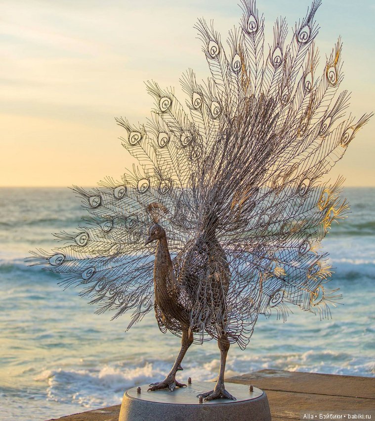 Скульптуры из проволоки от скульптора Byeong Doo Moon (фото 3)