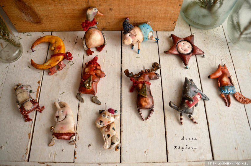 Веселые авторские игрушки Светы Крыловой (фото 10)
