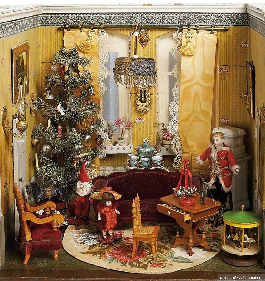 Старинные рождественские румбоксы, 1890 гг (фото 5)