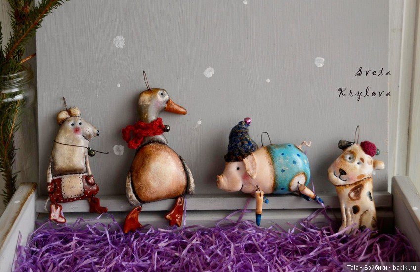 Веселые авторские игрушки Светы Крыловой (фото 3)