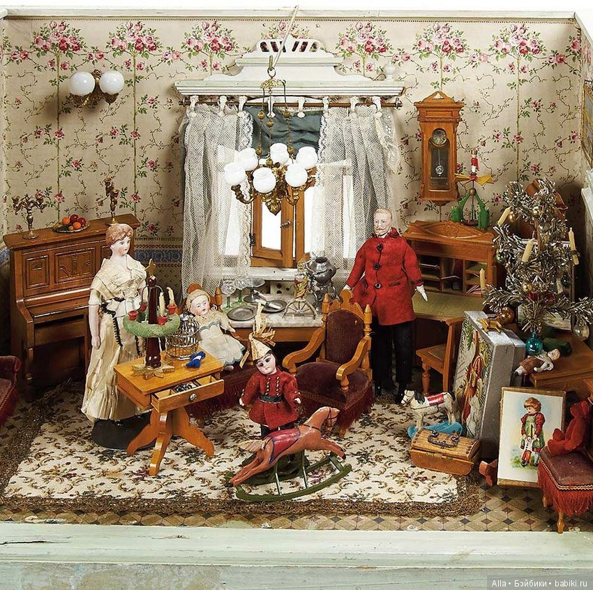 Старинные рождественские румбоксы, 1890 гг (фото 2)