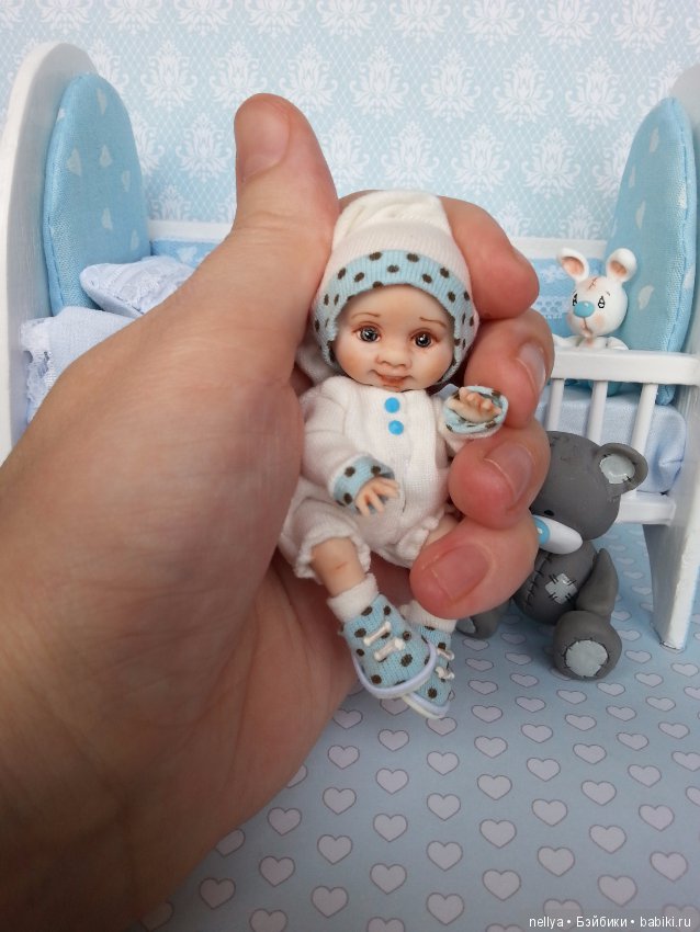 Димасик — Авторские миниатюрные куклы: лепка (фото 10)