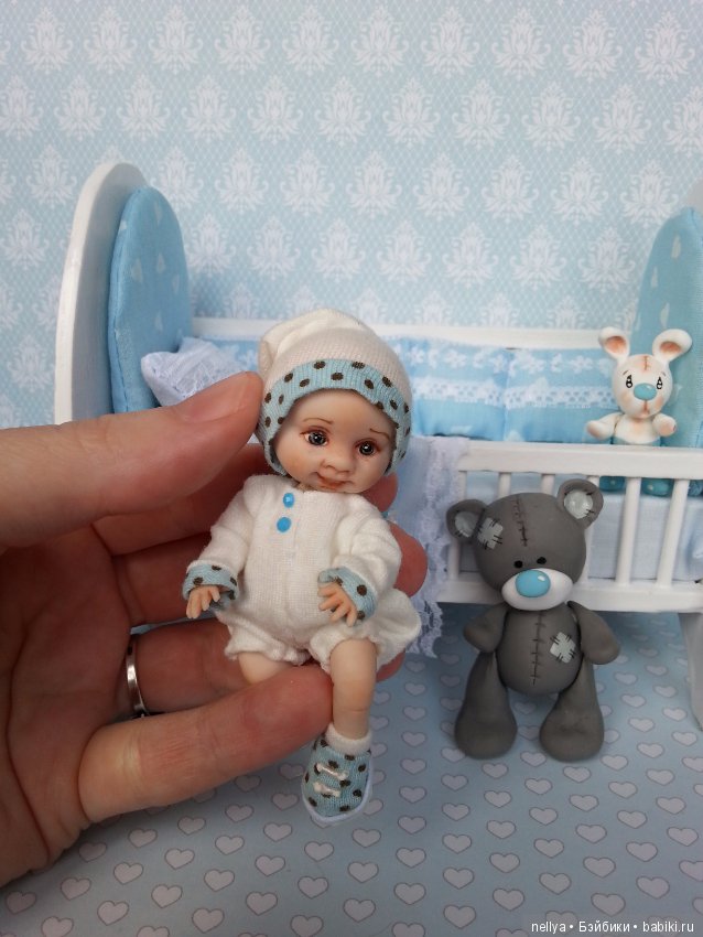 Димасик — Авторские миниатюрные куклы: лепка (фото 4)