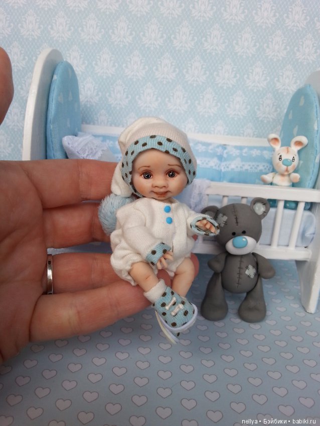 Димасик — Авторские миниатюрные куклы: лепка (фото 5)