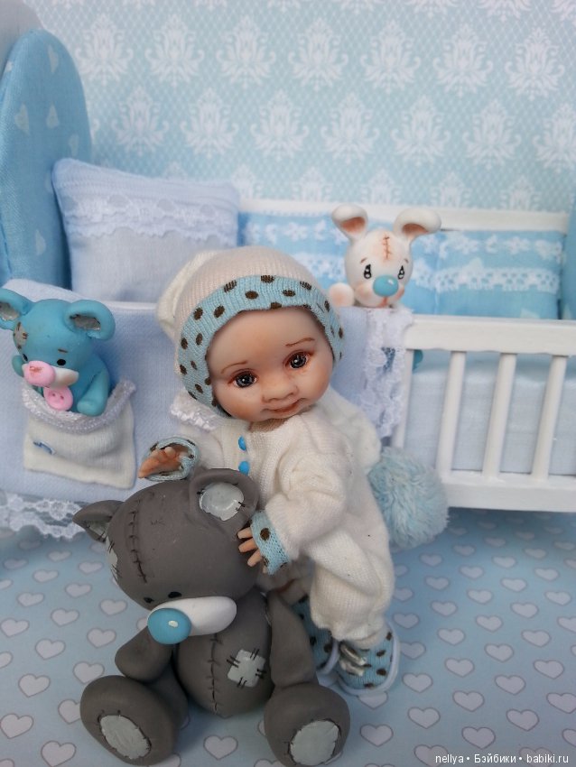 Димасик — Авторские миниатюрные куклы: лепка (фото 2)