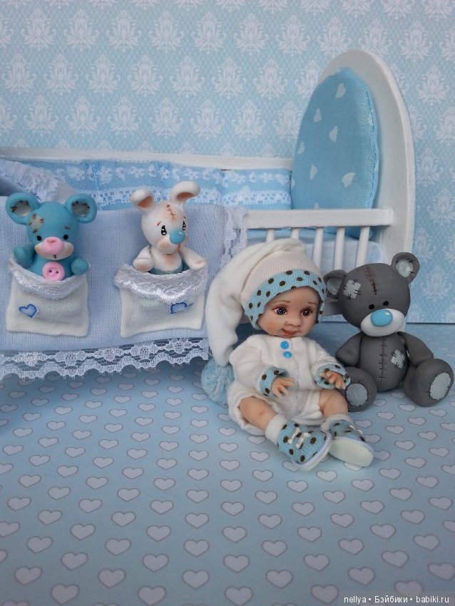 Димасик — Авторские миниатюрные куклы: лепка (фото 7)