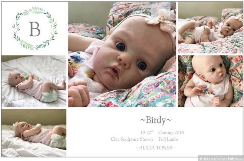 Birdy от Alicia Toner — Молды и прототипы Реборн (Reborn): новинки (фото 2)