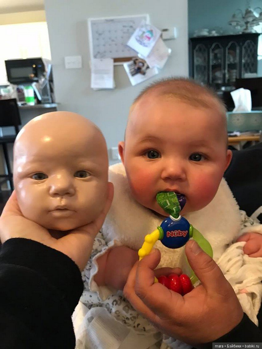 Первый молд 2018 года от Laura Tuzio Ross, портретная малышка Abigail (фото 4)