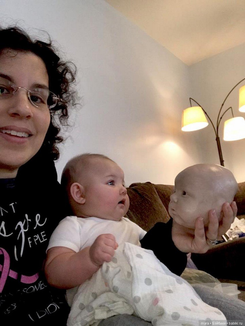 Первый молд 2018 года от Laura Tuzio Ross, портретная малышка Abigail (фото 3)