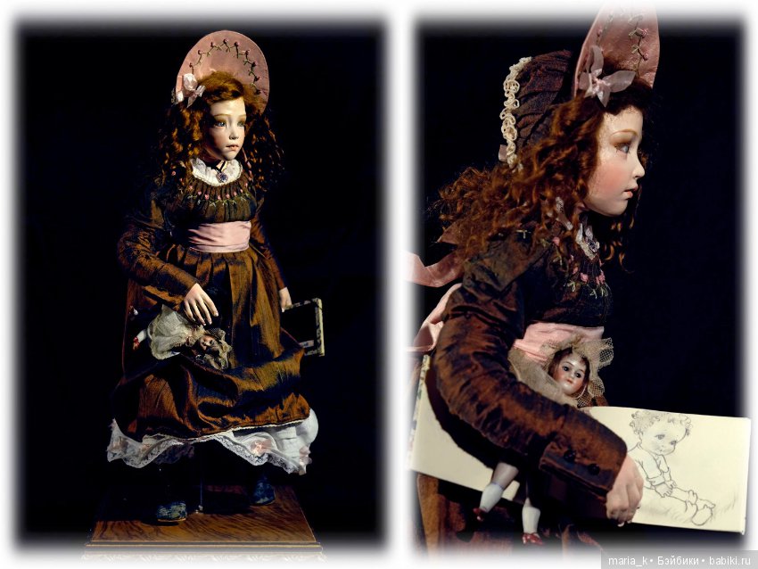 Beatrice Perini. Авторские работы ООАК из глины "терракота" - Mabel Lucie Attwell, часть 2 (фото 8)