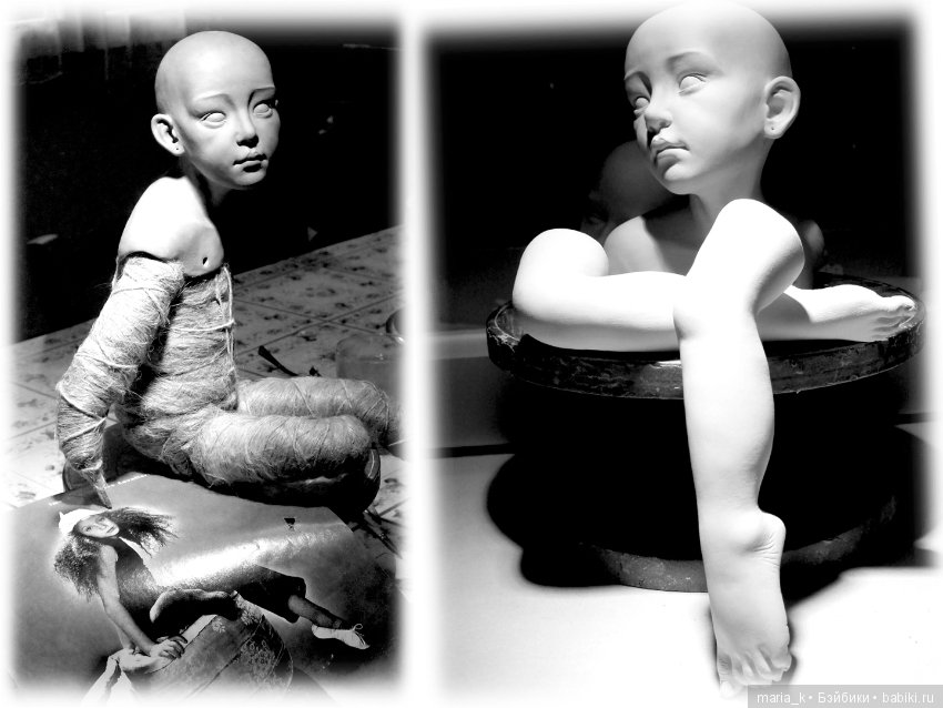 Beatrice Perini. Авторские работы ООАК из глины "терракота" - Балерина. The Rest, часть 3 (фото 2)