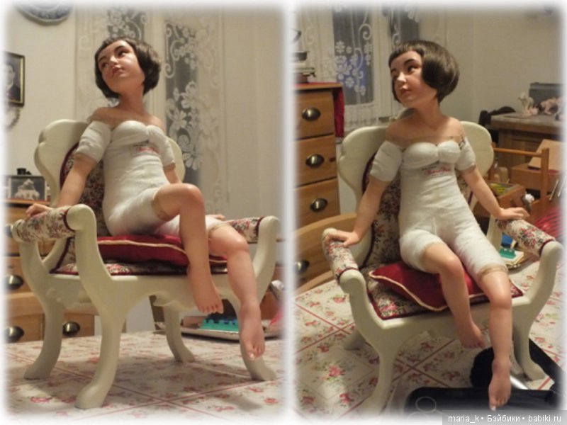 Beatrice Perini. Авторские работы ООАК из глины "терракота" - Балерина. The Rest, часть 3