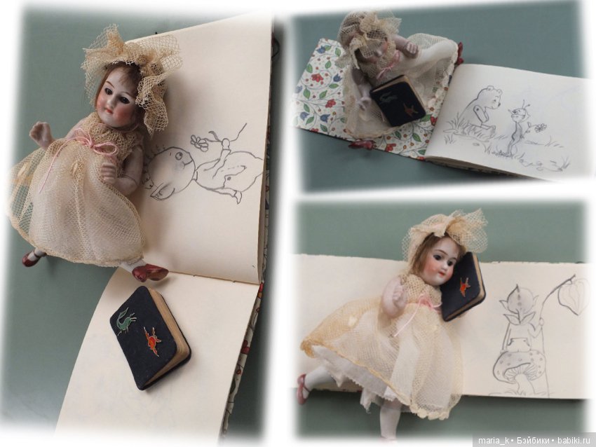 Beatrice Perini. Авторские работы ООАК из глины "терракота" - Mabel Lucie Attwell, часть 2