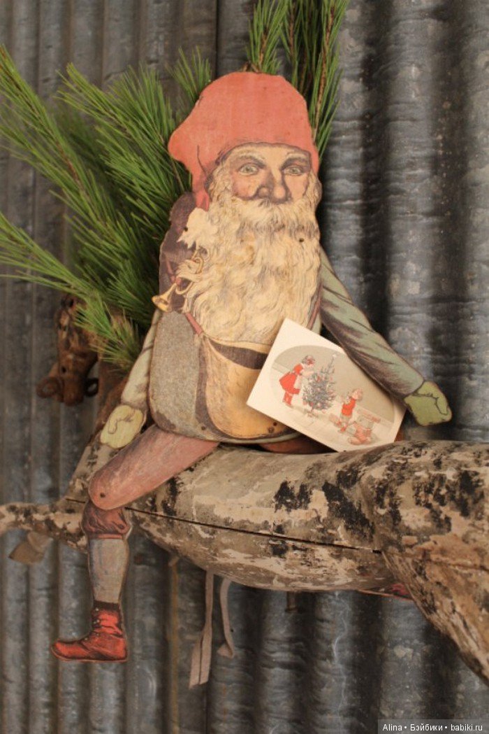 Санты джампинг Джеки — Антикварные игрушки и домики: елочные украшения (фото 7)