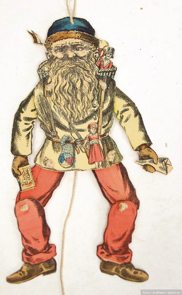 Санты джампинг Джеки — Антикварные игрушки и домики: елочные украшения