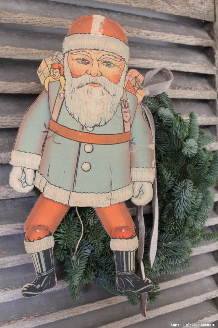 Санты джампинг Джеки — Антикварные игрушки и домики: елочные украшения (фото 8)
