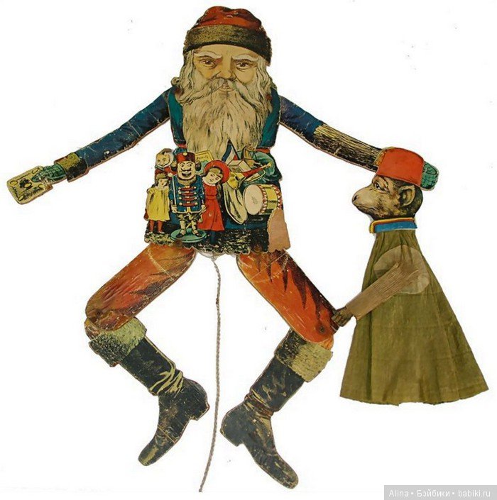 Санты джампинг Джеки — Антикварные игрушки и домики: елочные украшения (фото 10)