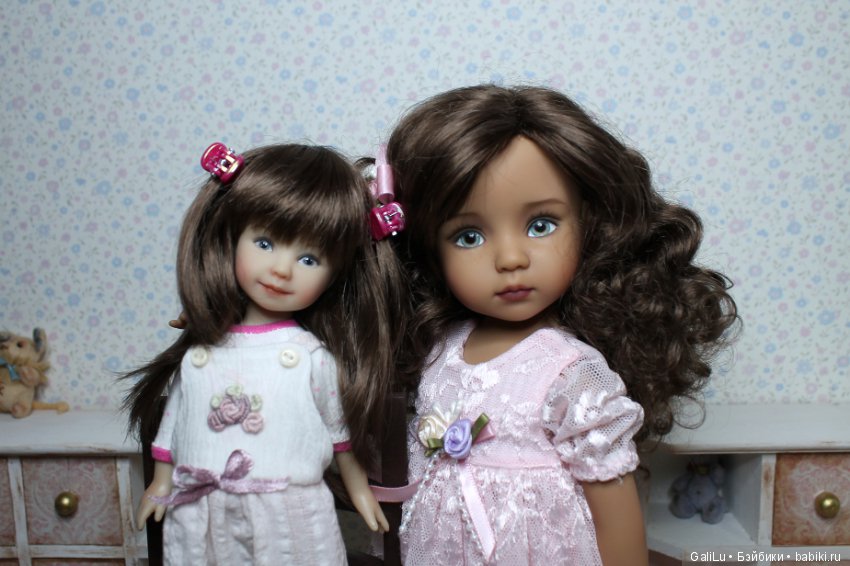 Мари и Элина. Куклы Дианы Эффнер