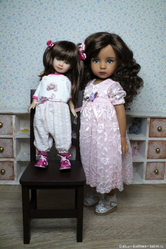 Мари и Элина. Куклы Дианы Эффнер