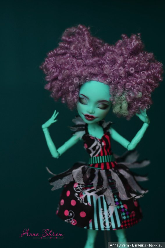 Роспись Monster High работы 2017 года