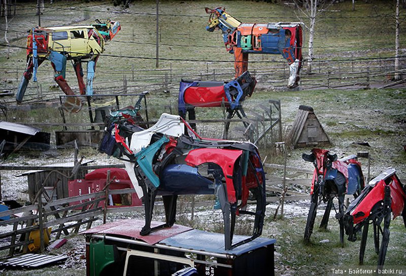 Автокоровы из Финляндии — Авторская скульптура и статуэтки: гипс