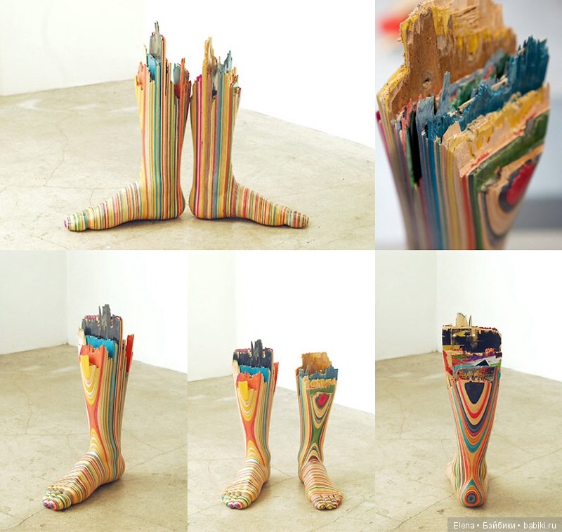 Скульптуры Хароши: Новая жизнь скейтборда