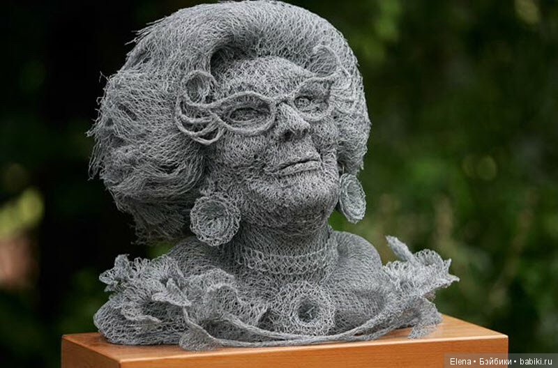 Скульптуры из проволоки — Авторская скульптура и статуэтки: гипс (фото 6)