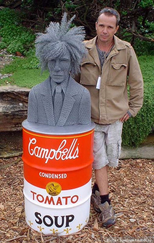 Скульптуры из проволоки — Авторская скульптура и статуэтки: гипс (фото 7)