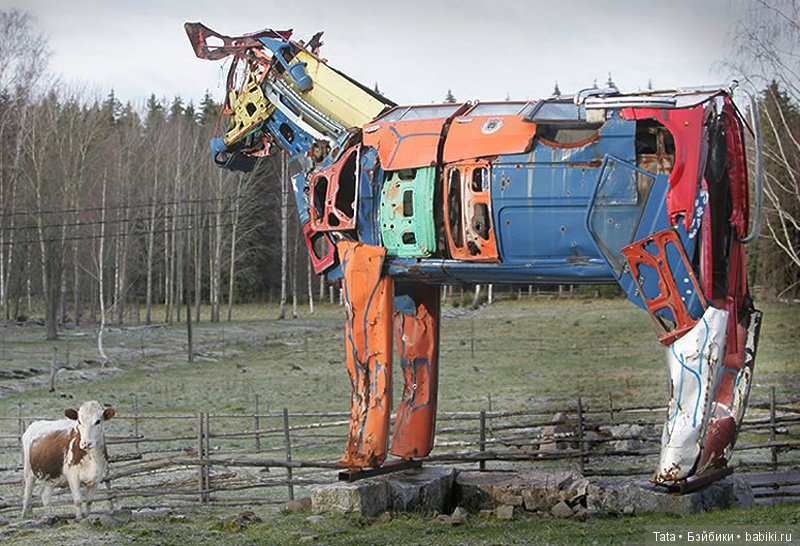 Автокоровы из Финляндии — Авторская скульптура и статуэтки: гипс