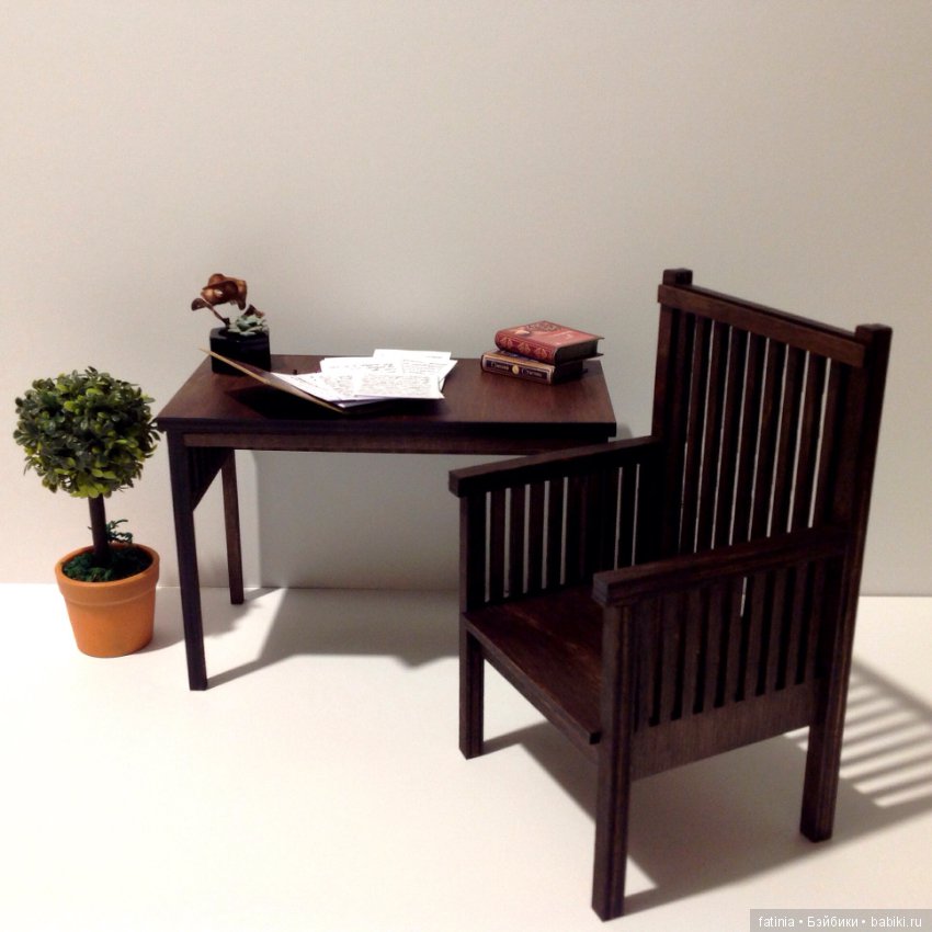 Румбокс 1:6 "Кабинет-библиотека" (фото 7)