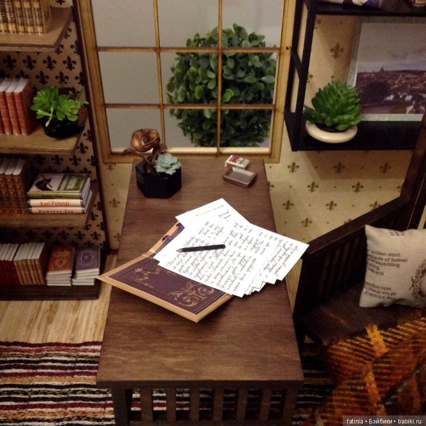 Румбокс 1:6 "Кабинет-библиотека" (фото 3)