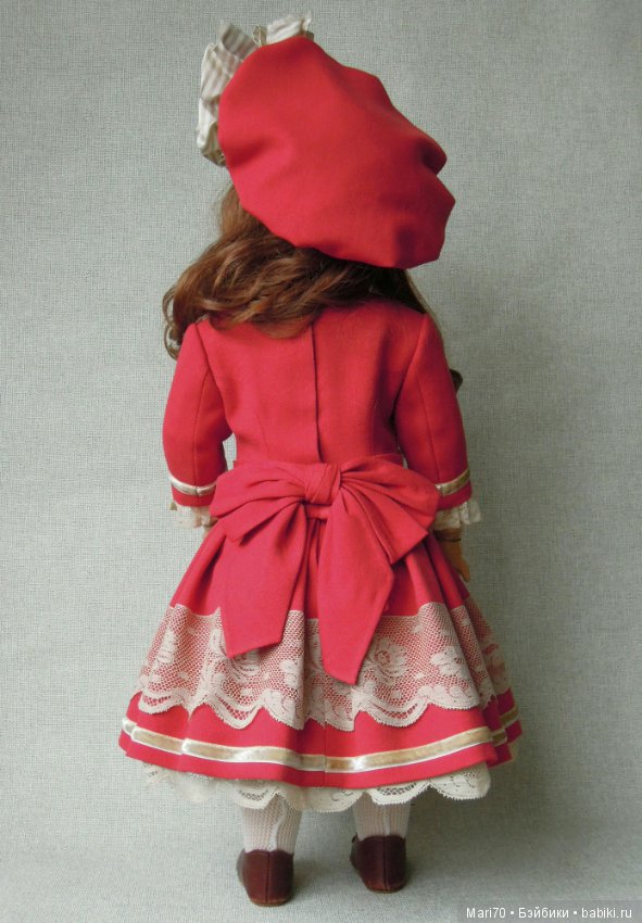 Платье а-ля матроска — Антикварные куклы Bahr & Proschild (BP): Бар и Прёшильд (фото 3)