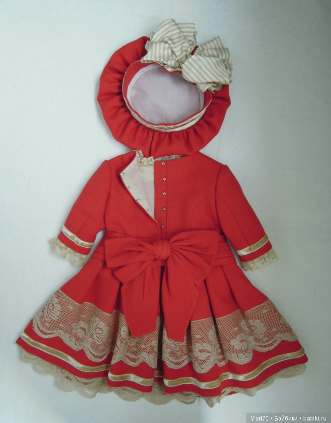 Платье а-ля матроска — Антикварные куклы Bahr & Proschild (BP): Бар и Прёшильд (фото 7)