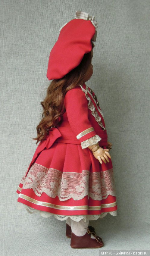 Платье а-ля матроска — Антикварные куклы Bahr & Proschild (BP): Бар и Прёшильд (фото 2)