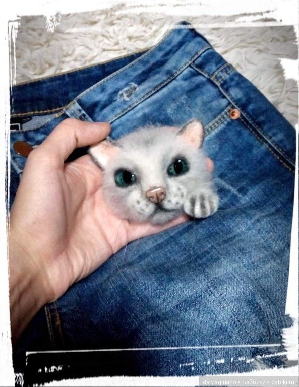 Котоброшь — Валяные игрушки из шерсти: сухое валяние (фото 4)